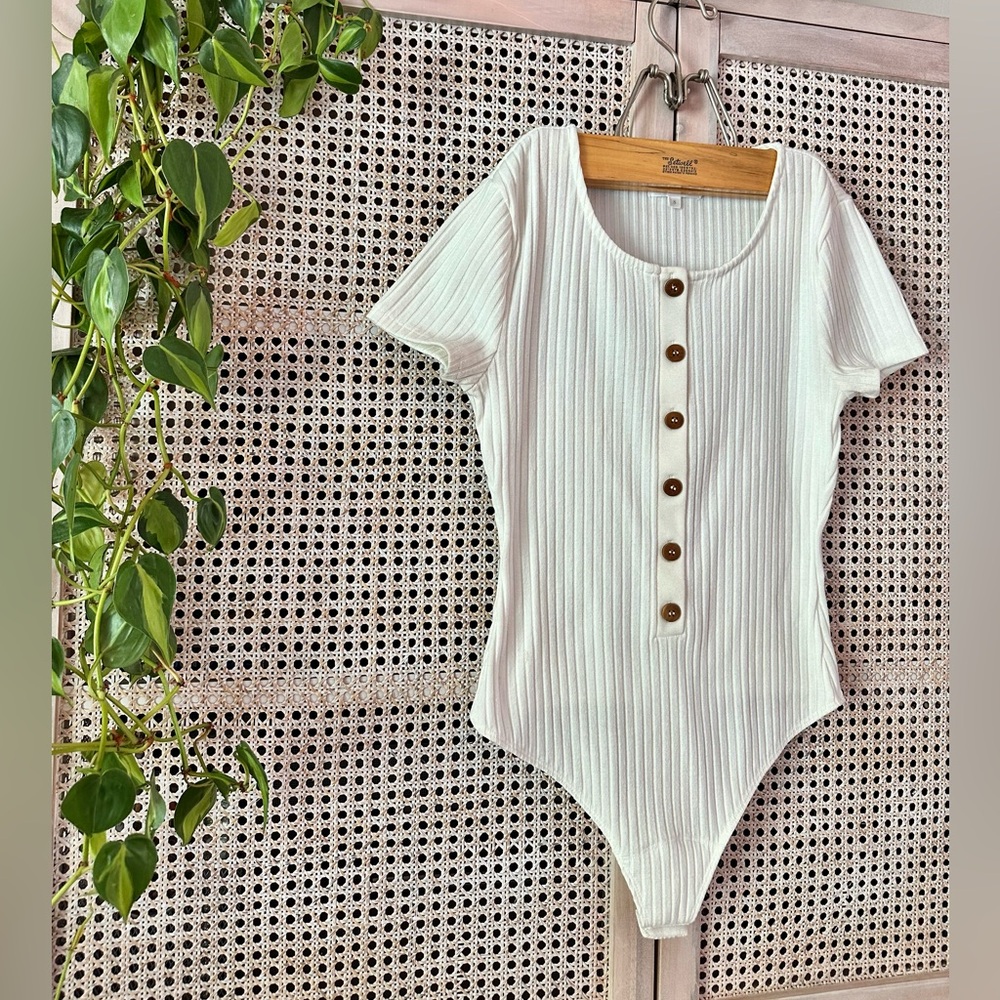 Revolve Privacy Please Onesie W Button Detail - image 1